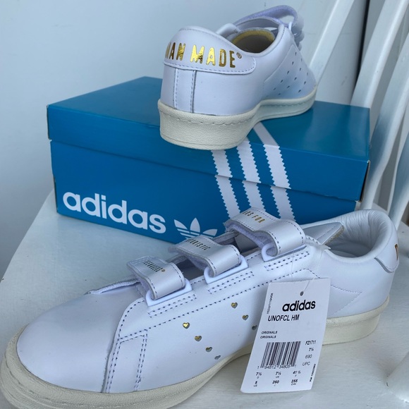 Adidas UNOFCL x Human Made White Size US 8 Men - Picture 2 of 9